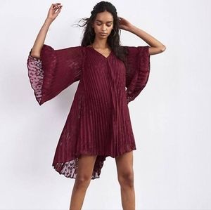 Anthropologie Toulon Dress Plum- XS
